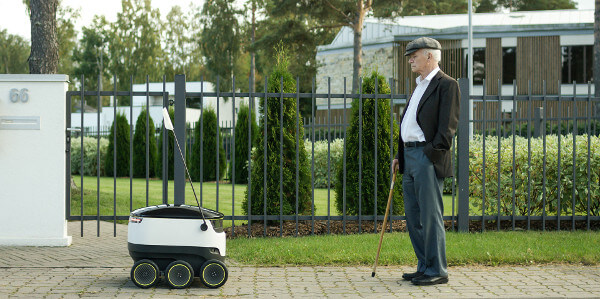 Robot delivery hits London streets