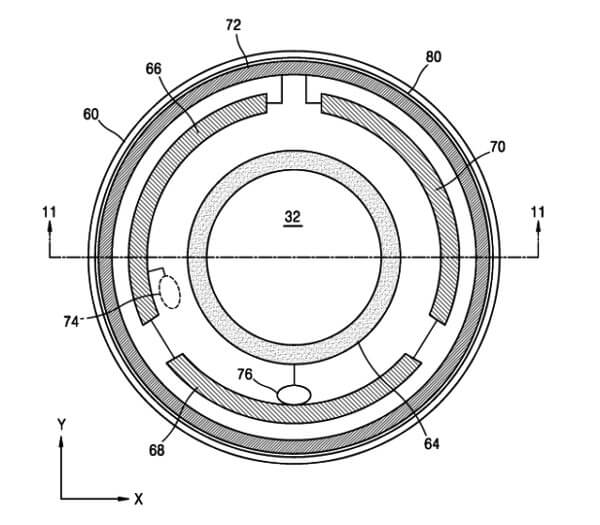 Samsung patents smart AR contact lens