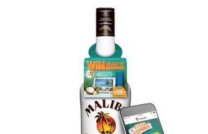 40,000 NFC-connected Malibu bottles are heading to Tesco stores