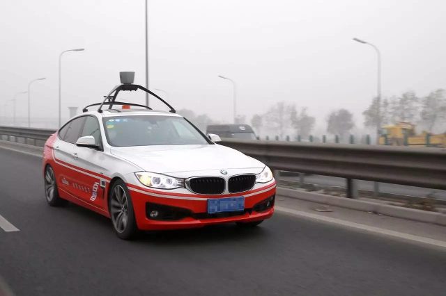 Baidu self-driving car