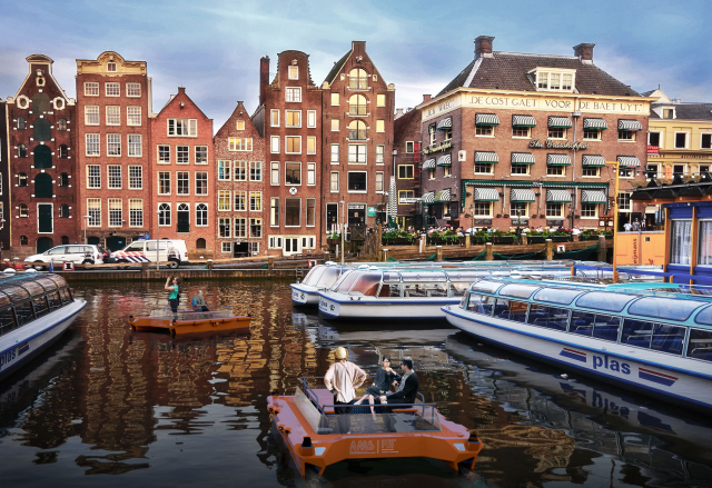 Driverless boats to launch on Amsterdam's canals