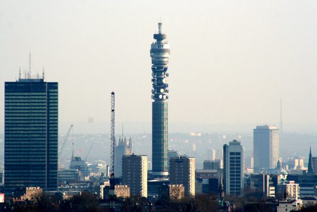 London's BT Tower is the world's highest IoT base station