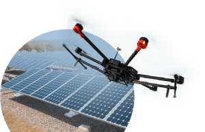 drones on solar farms