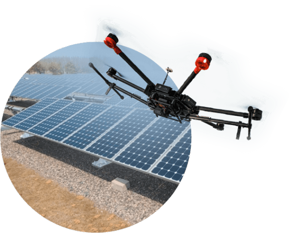 drones on solar farms