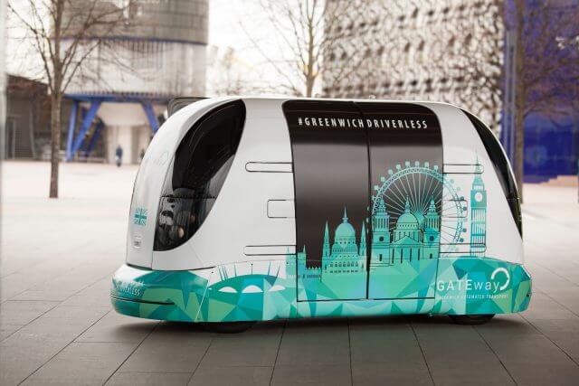 Trial of driverless shuttle kicks off in Greenwich, London