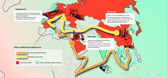 Actility to launch low-power IoT network on 'New Silk Road'