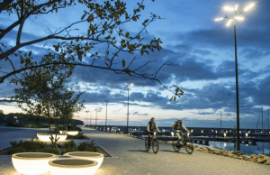 Baltic sea marina uses smart street lighting via NAS LoRaWAN