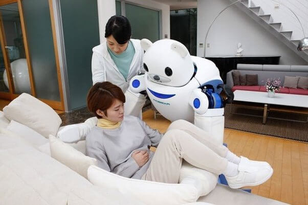 social care robots in japan