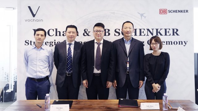 vechain and DB Schenker pioneer in the use of blockchain for the logistics industry