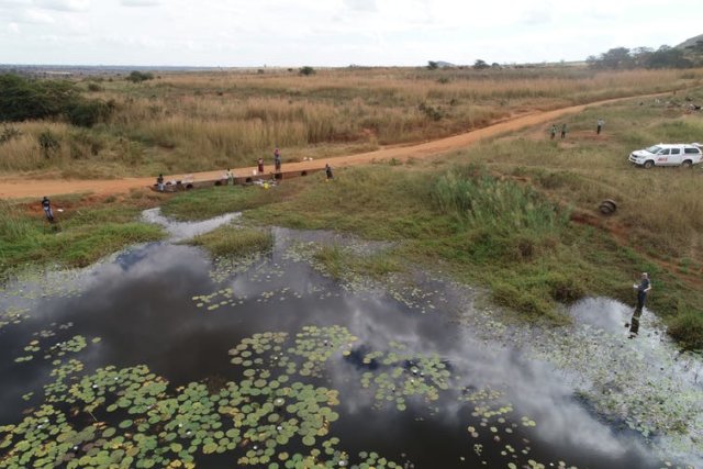 drones fight mosquitos and find breeding sites to stop malaria spreading