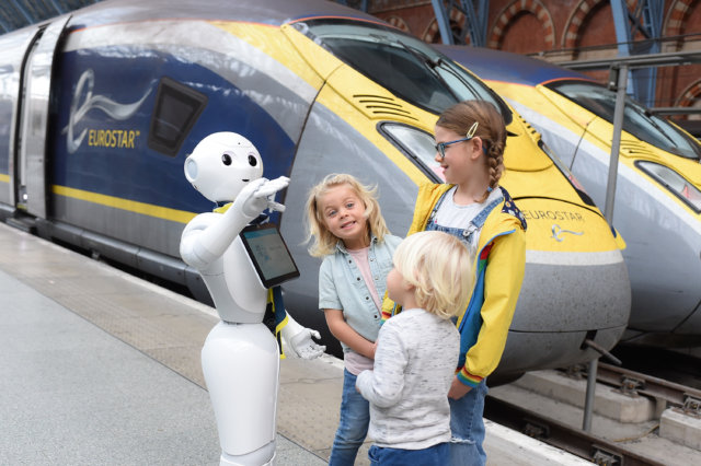 robots introduced to train platforms in the uk and japan